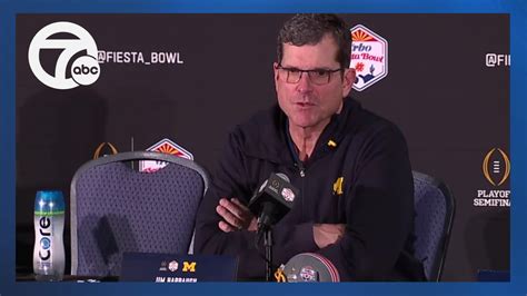 Watch Jim Harbaugh S Postgame Press Conference After Michigan S Loss