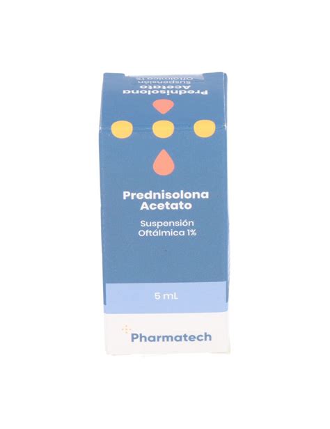 PREDNISOLONA ACETATO SUSPENSION OFTALMICA 1 5ML PHARMATECH