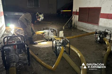 Fotos de la tormenta en Zaragoza garajes inundados y otros daños en