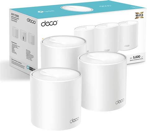 Tp Link Deco X1500 3 Pack Wifi 6 Ai Mesh Ax1500 Dual Band 24ghz