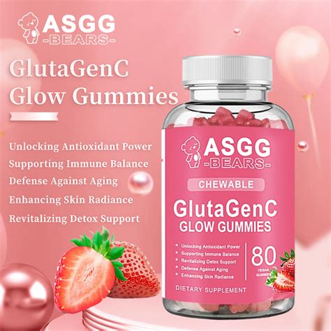 ASGG Glutathione Collagen Glow Glutagen C Gluta Vitamins Whitening