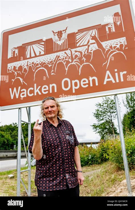 Wacken Deutschland Juli Holger H Bner Gr Nder Des Wacken