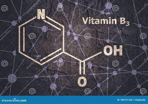 Chemical Formula Of Nicotinic Acid Stock Illustration Illustration Of