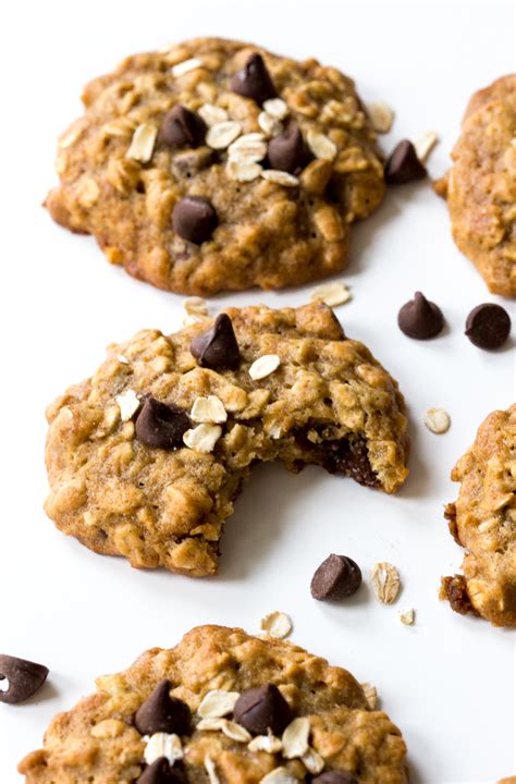 Banana Oatmeal Cookies With Chocolate Chips Chef Savvy