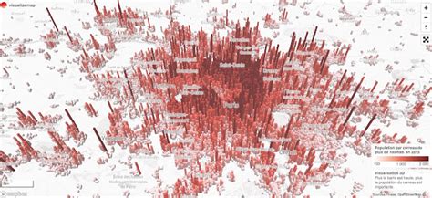 Cartographie Num Rique Visualiser Les Densit S De Population En D Et