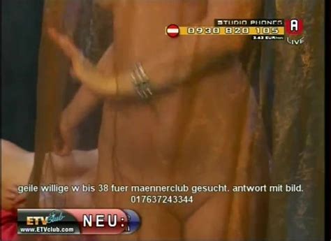 Athina Etv Naked Behind A Curtain Vts