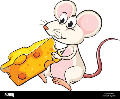 Cartoon Mouse Eating Cheese Cartoon mouse graphicriver cute cartoon ...