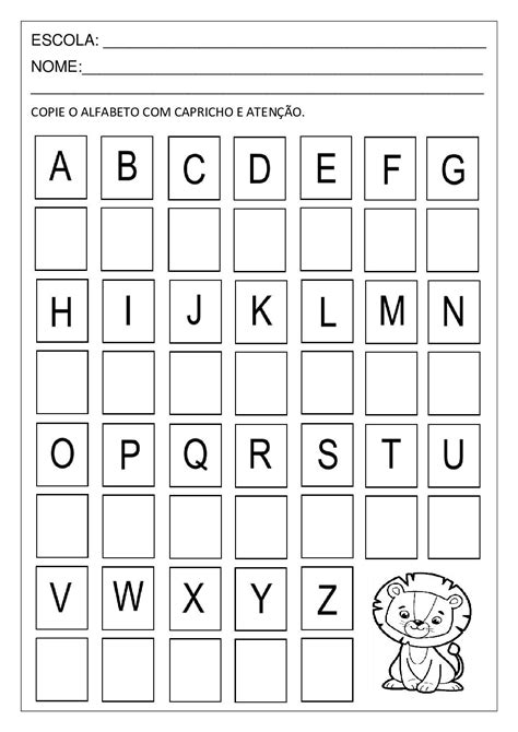 Atividades Letras Do Alfabeto Para Educação Infantil