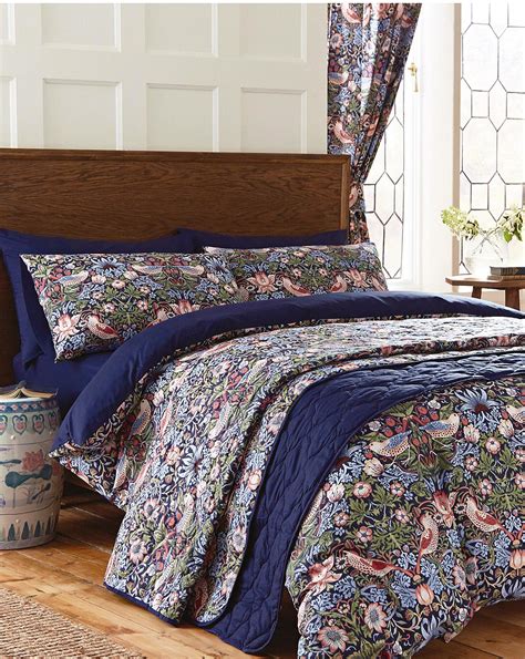 W Morris Strawberry Thief Duvet Cvr Set House Of Bath