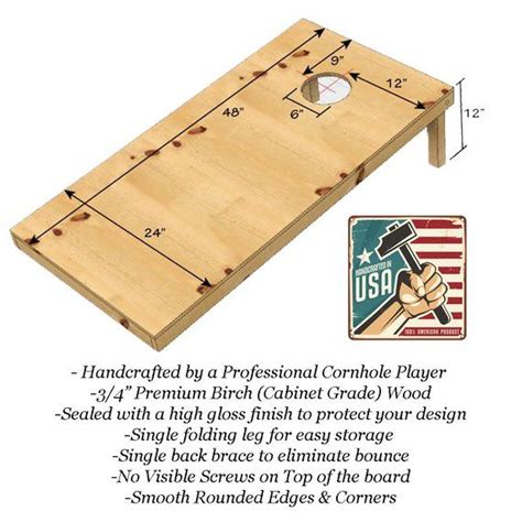 Cornhole Game Board Dimensions