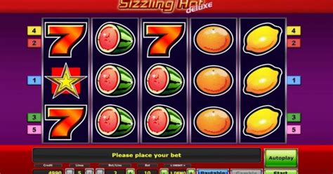 ⓻⓻⓻ Sizzling Hot Deluxe Slot OnlineGratis Spiel RTP Boni