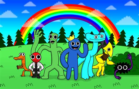 If Rainbow Friends were actually friendly cartoon characters by ...