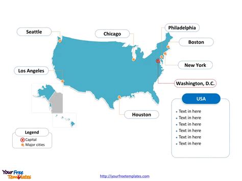 Free USA PowerPoint Map - Free PowerPoint Template