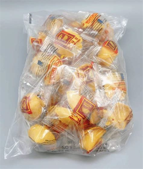 Golden Bowl Individually Wrapped Traditional Fortune Cookies