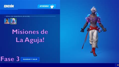 COMO COMPLETAR TODAS LAS MISIONES DE LA AGUJA Fase 3 DE FORTNITE