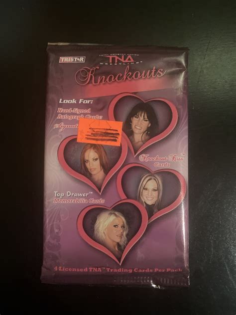 2009 Tristar Tna Knockouts Wrestling Factory Sealed Pack Unopened