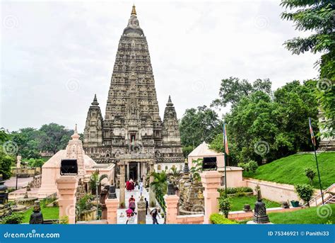 Mahabodhi Temple In Bodh Gaya The Holy Place Of Buddha S Enlightenment