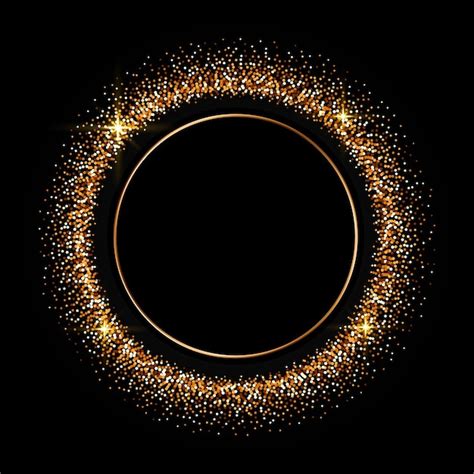 Gold Glitter Circle Images Free Download On Freepik