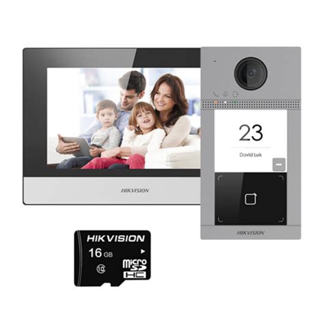 DS-KIS604-P • Hikvision • IP видеодомофон • Лучшая Цена
