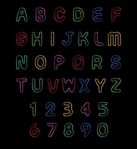 Colorful Alphabet Set 9844102 Vector Art at Vecteezy