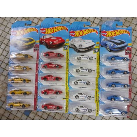 Hot Wheels Nissan Fairlady Z Yellow Red White Blue Shopee Malaysia