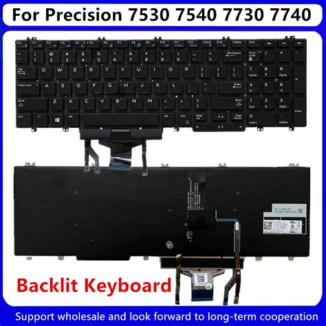 New Laptop Keyboard For Dell Precision 7530 7540 M7530 E7530 7730 7740