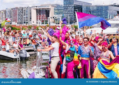 Pride Parade Of Lesbian Gay Bisexual Transgender And Allies Bisexual Pride Flag LGBTQ