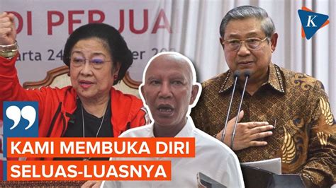 Pdi P Buka Peluang Rekonsiliasi Antara Megawati Sby Youtube