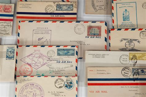 Collection of U.S. Airmail Envelopes & Stamps | Cottone Auctions