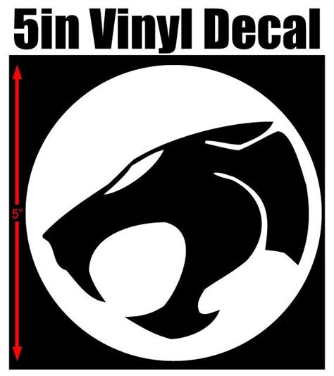 Thundercats 5 Vinyl Window Decal Available In By Skingraf On Etsy