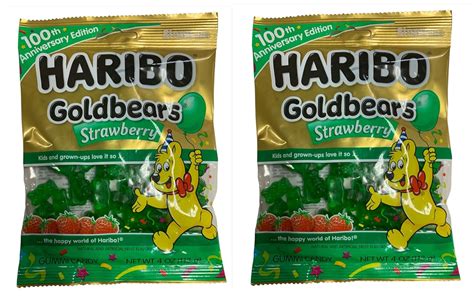 Amazon HARIBO Strawberry Green Goldbears Soft Chewy Delicious