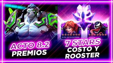 Acto 82 Premios 7⭐costo Fecha De Lanzamiento Y Mas Marvel Batalla Mcoc Youtube