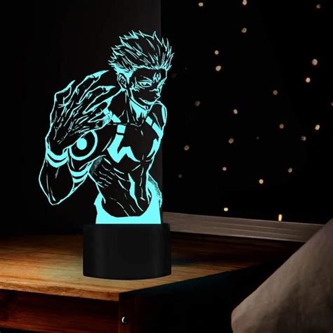 Lampe De Nuit Led Ryomen Sukuna Satoru Gojo Light Jujutsu Kaisen Yuji