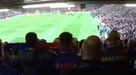 Video: Barcelona fans react to Liverpool comeback, YNWA