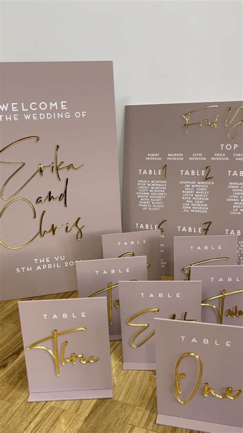 Acrylic Seating Chart Frosted Clear Perspex Acrylic Wedding Seating