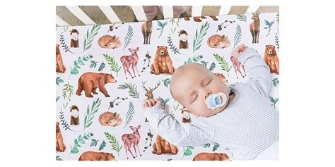 4 Pack Animals Fitted Baby Crib Sheets