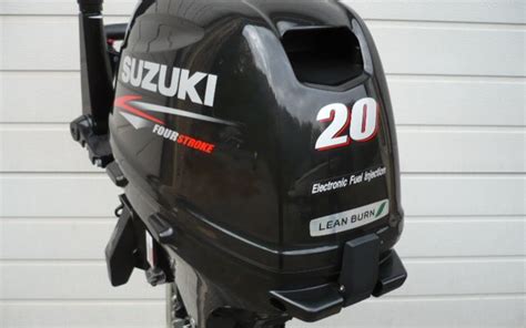 Suzuki DF20A-S - тест 4-х тактного лодочного мотора