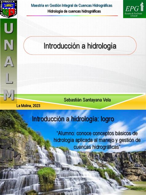 Introducción A Hidrología Pdf Hidrología Agua