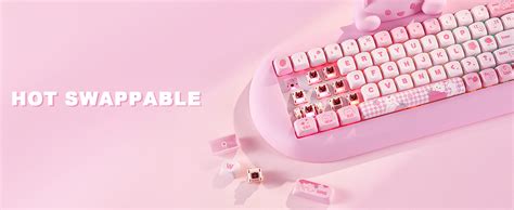 Amazon YUNZII C Wireless Mechanical Keyboard Layout Hot Swap Triple Mode BT G