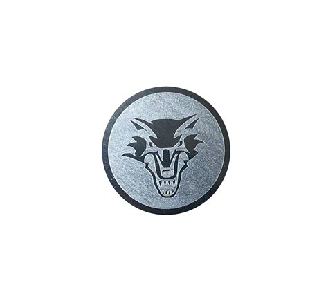 ᐉ Металлическая пластина Sunroz Wolf Волк дизайнерская для магнитного ...