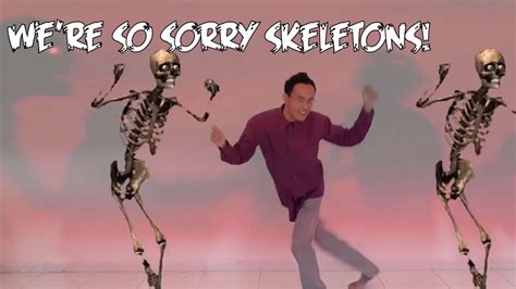 Spooky Scary Skeleton Dance Challenge Team 3 Skels Dancing With My Crew Youtube