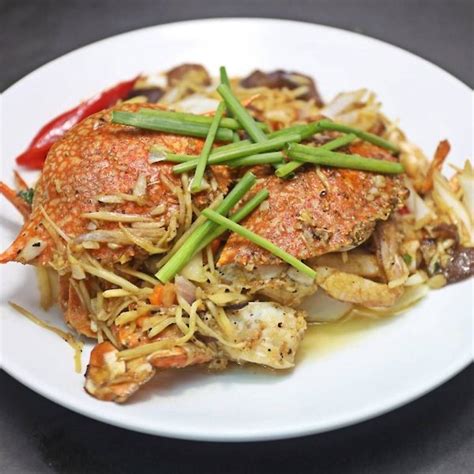 Stir Fried Blue Crab With Ginger Food Market Kata Blue Crab