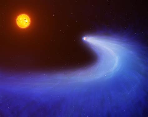 Beyond Earthly Skies Hot Neptune Gj B Has A Comet Like Tail