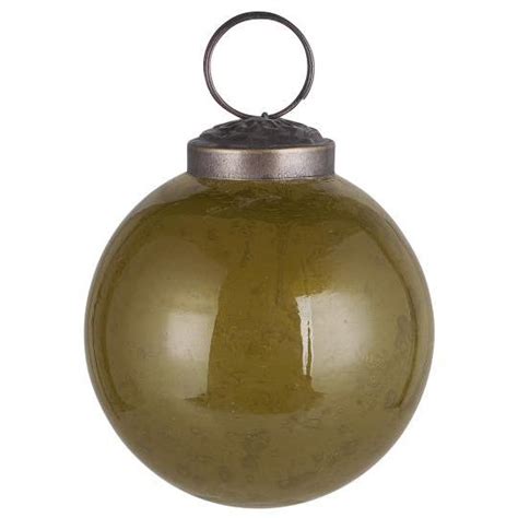 Ib Laursen Boule De No L En Verre Galet Vert Automne