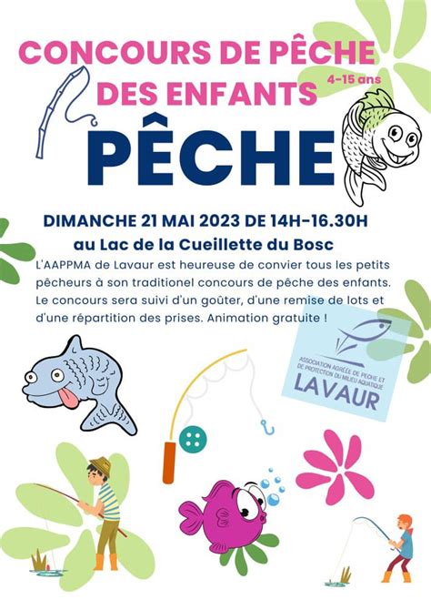 Concours de pêche pour les enfants AAPPMA de Lavaur Tarn