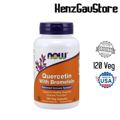 Jual Quercetin Now Quercetin With Bromelain Now Foods Veg