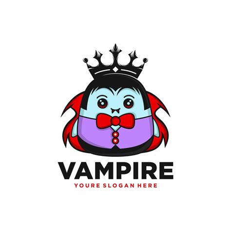 Vampire character logo design template 10934946 Vector Art at Vecteezy