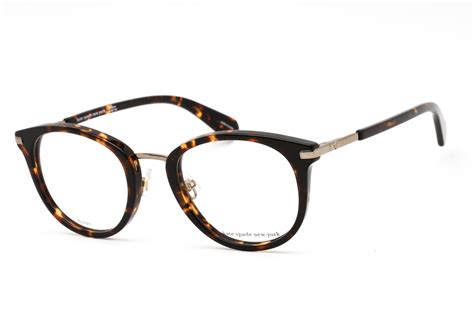 Kate Spade Kaysie Eyeglasses Dark Havana 716736065502 Designer Eyewear Brands Distributor