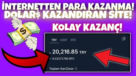 KAYIT OL 20 KAZAN YENİ SİTE DOLAR KAZANMA İNTERNETTEN PARA