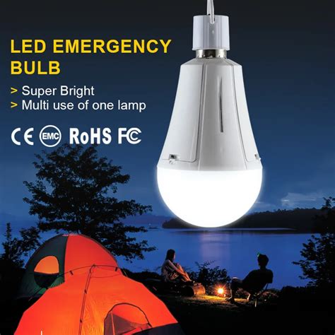 Portable Cordless Charging Emergency Bulb Recharge Bulb Emerg Led